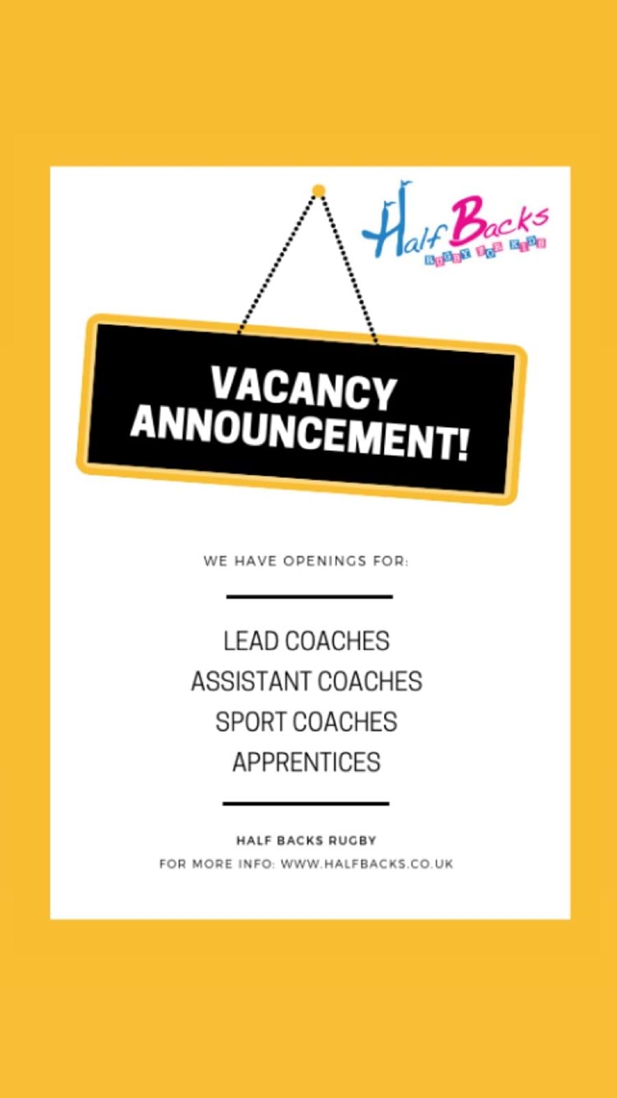 Calling all coaches!