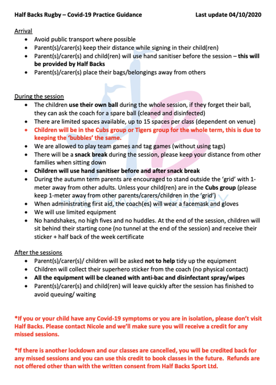 Covid-19 Practice Guidance 04-10-2020