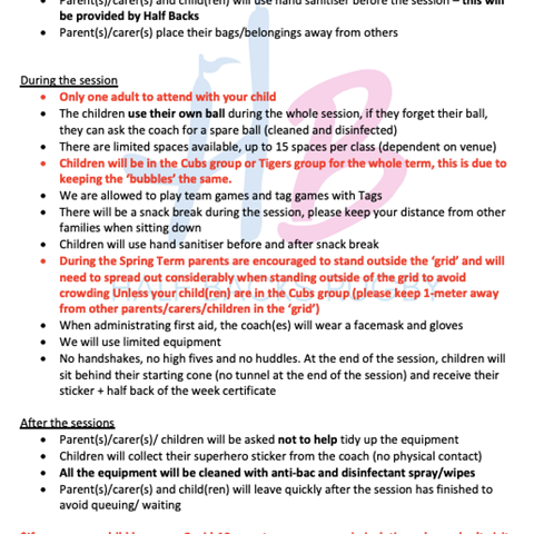 Covid-19 Practice Guidance NEW Spring Term 2021