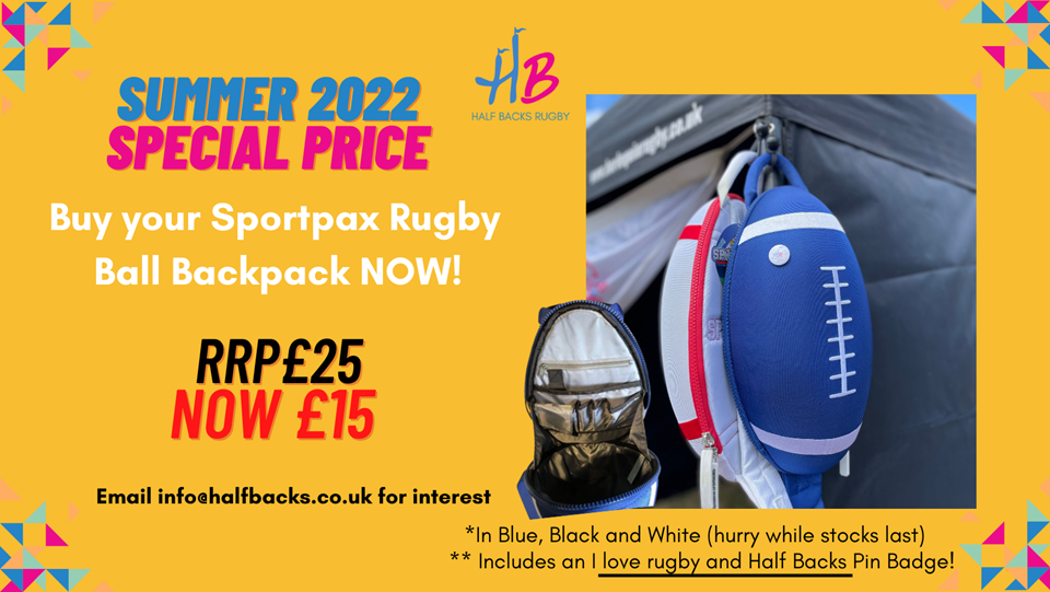 Rugby Ball Bag Rucksack Backpack